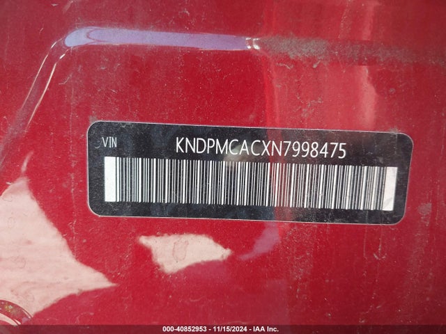 KNDPMCACXN7998475 KIA Sportage Lx