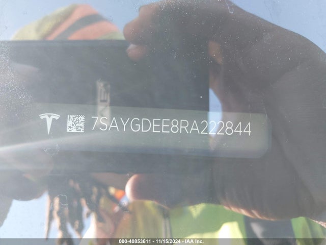 2024 TESLA MODEL Y 7SAYGDEE8RA222844 Photo 8