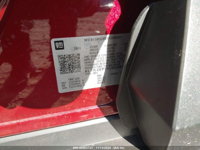 KL77LGEP7SC001097 Chevrolet Trax Fwd 1rs