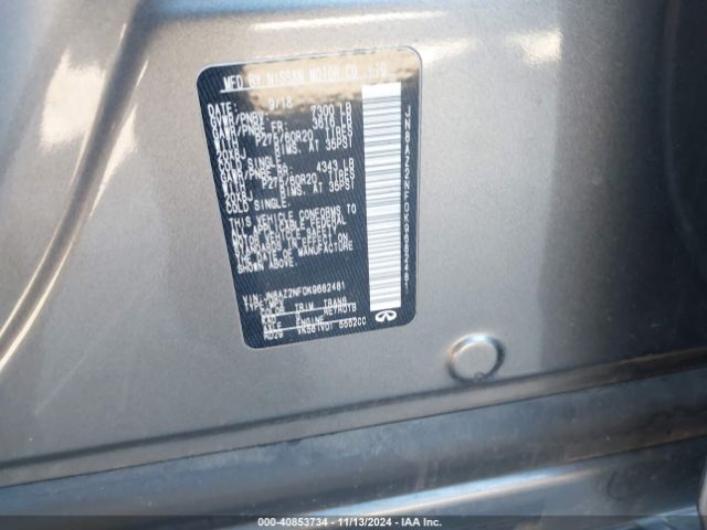 JN8AZ2NF0K9682481 Infiniti QX80 LUXE