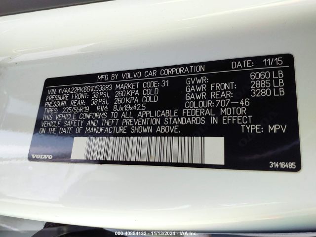 YV4A22PK6G1053983 Volvo Xc90 T6 Momentum