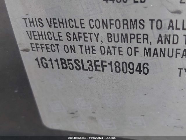 1G11B5SL3EF180946 Chevrolet Malibu 1ls