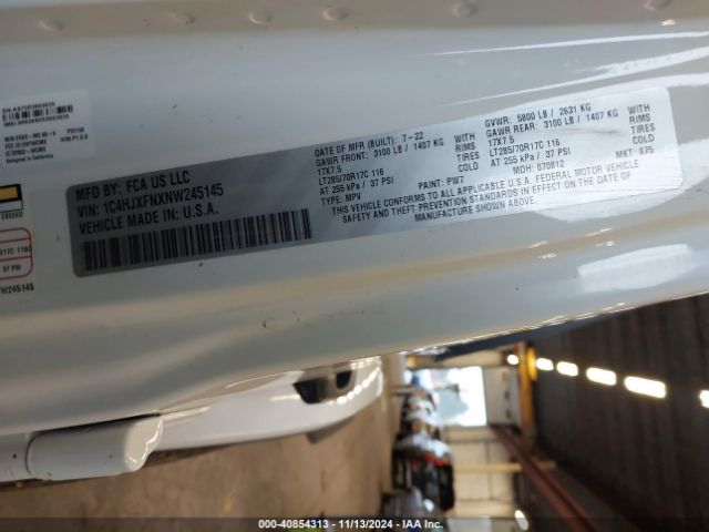 1C4HJXFNXNW245145 Jeep Wrangler Unlimited Rubicon 4x4