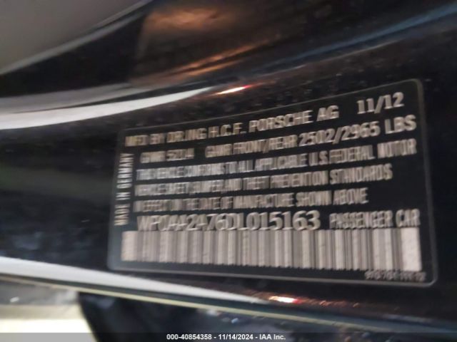 2013 PORSCHE PANAMERA WP0AA2A76DL015163 Photo 8
