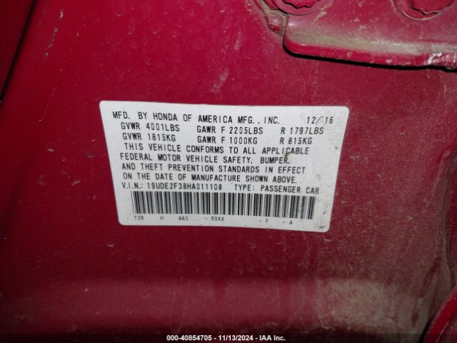 19UDE2F38HA011108 Acura Ilx Acurawatch Plus Package