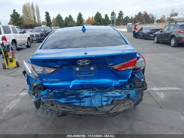 5NPD84LFXJH233907 Hyundai ELANTRA SEL