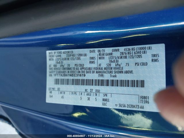 1FT7X2B61NEC31619 Ford F-250 Xl