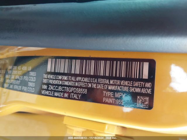ZACCJBCT8GPD58558 Jeep Renegade Trailhawk
