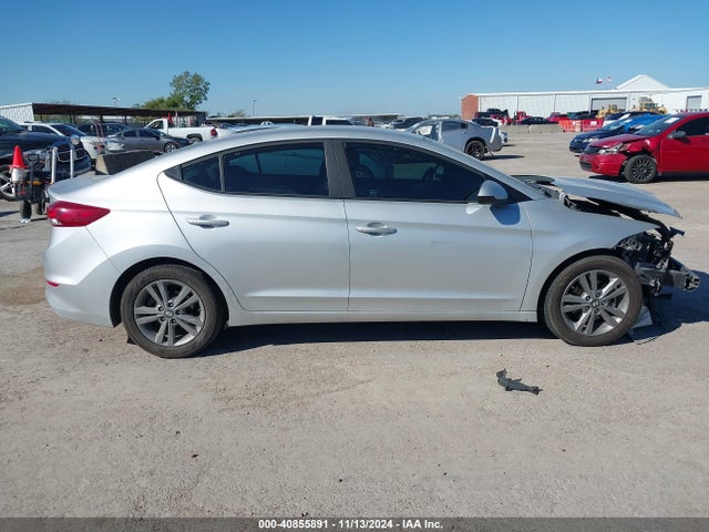 40855891 :رقم المزاد ، 5NPD84LFXJH400069 vin ، 2018 Hyundai Elantra Sel مزاد بيع