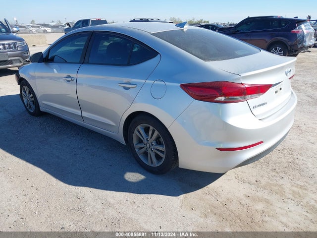 40855891 :رقم المزاد ، 5NPD84LFXJH400069 vin ، 2018 Hyundai Elantra Sel مزاد بيع