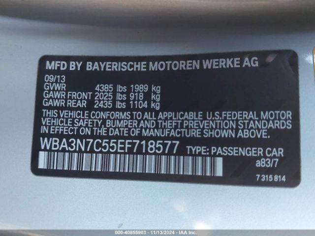 WBA3N7C55EF718577 BMW 428i