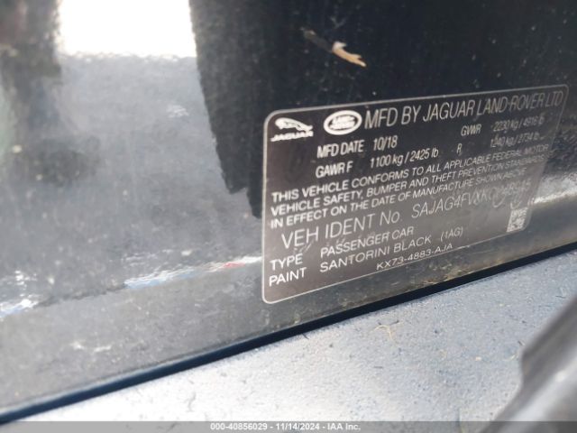 SAJAG4FVXKCP48915 Jaguar Xe S