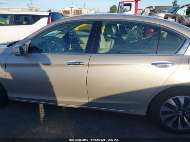 1HGCR6F50EA009289 Honda Accord Hybrid Ex-l