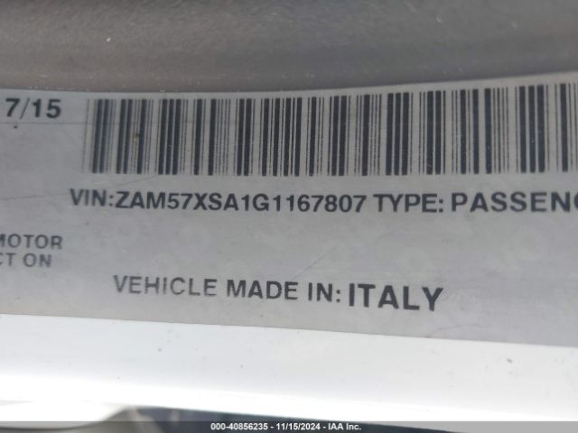 ZAM57XSA1G1167807 Maserati Ghibli
