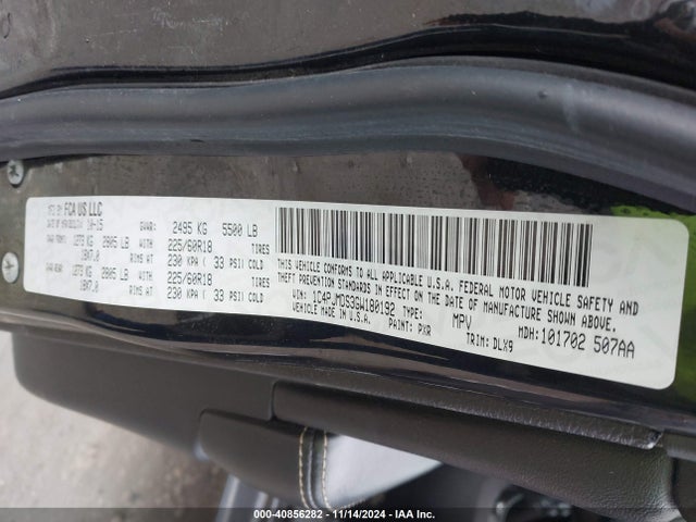 1C4PJMDS3GW180192 Jeep Cherokee Limited