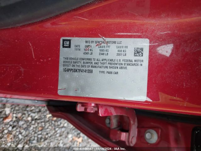 1G4PP5SK7F4141358 Buick Verano