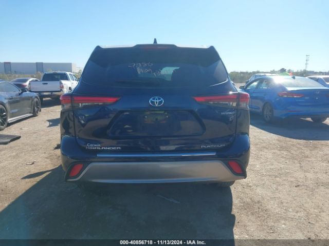 5TDEBRCH4NS089226 Toyota Highlander Hybrid Platinum