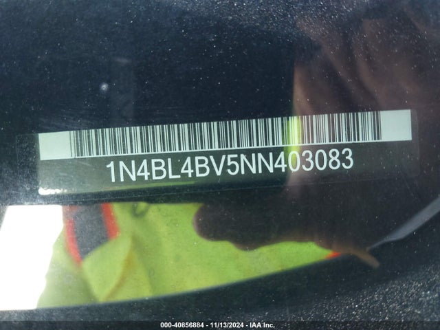 1N4BL4BV5NN403083 Nissan Altima S Fwd