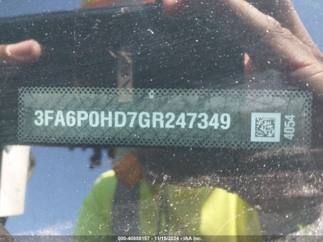 3FA6P0HD7GR247349 Ford FUSION SE
