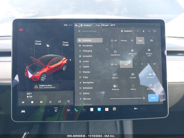 2021 TESLA MODEL Y 5YJYGDEE8MF288268 Photo 6