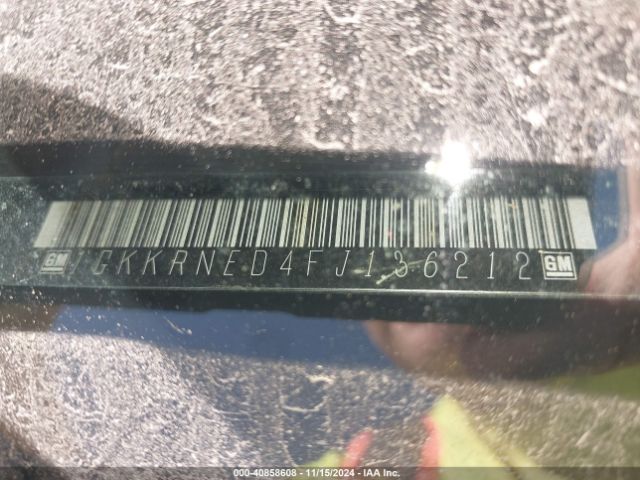 1GKKRNED4FJ136212 GMC Acadia Sle-1