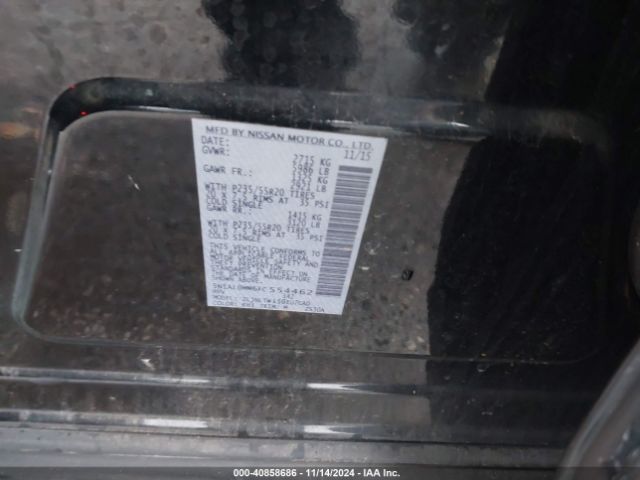 5N1AL0MM6FC554462 Infiniti QX60