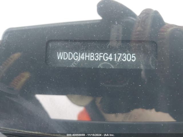 WDDGJ4HB3FG417305 Mercedes-Benz C 250