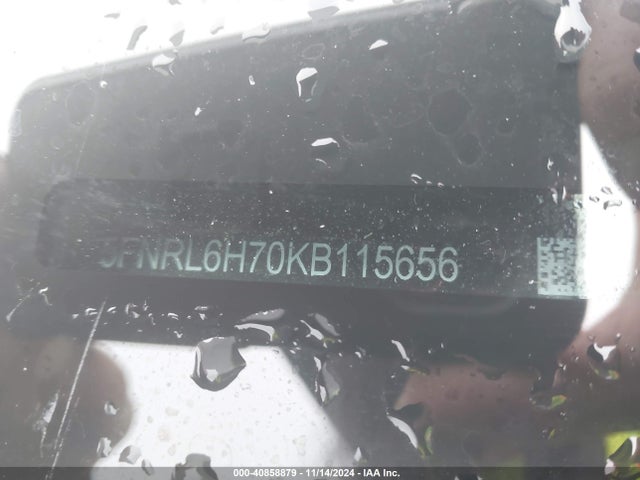 Honda Odyssey Ex-l 2019 5FNRL6H70KB115656 Image 9