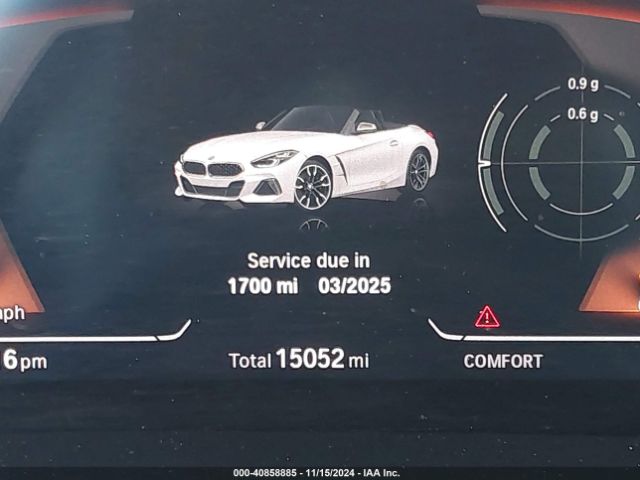 WBAHF3C09PWY13436 BMW Z4 Sdrive30i