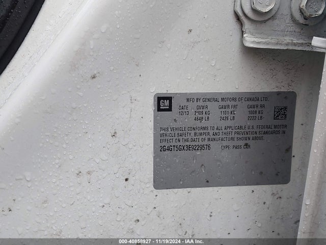 2G4GT5GX3E9229576 Buick REGAL GS