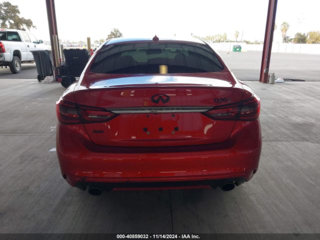 JN1FV7AR0KM801320 Infiniti Q50 3.0t Red Sport 400