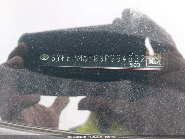 Toyota COROLLA LE 2022 5YFEPMAE8NP364652 Image 9