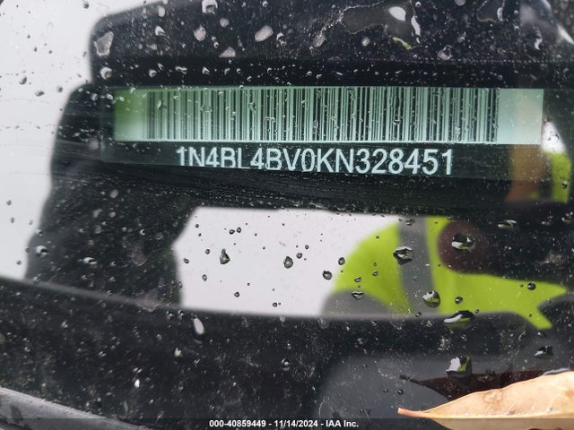 Nissan Altima 2.5 S 2019 1N4BL4BV0KN328451 Image 9