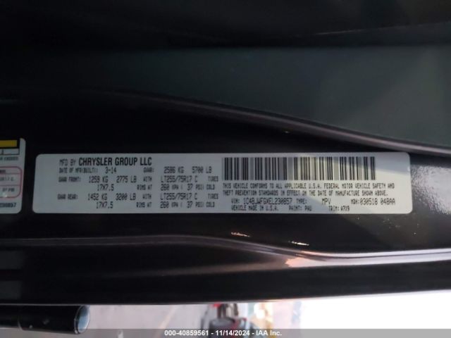 1C4BJWFGXEL230857 Jeep Wrangler Unlimited Rubicon
