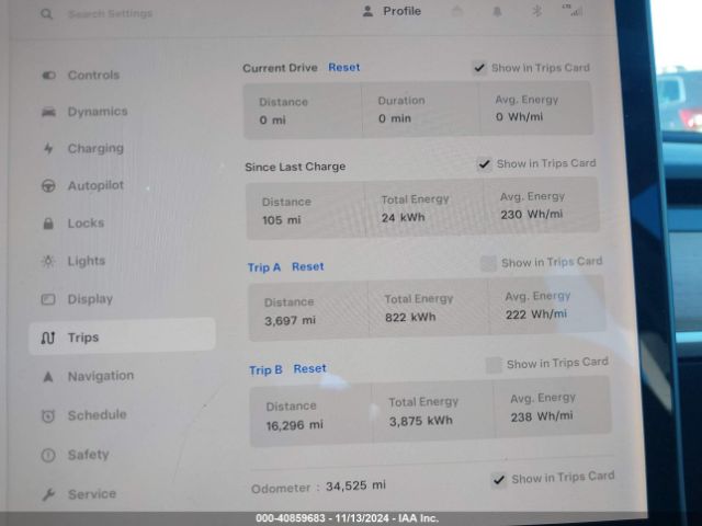 5YJ3E1EA6KF464033 Tesla Model 3 Long Range/mid Range/standard Range/standard Range Plus