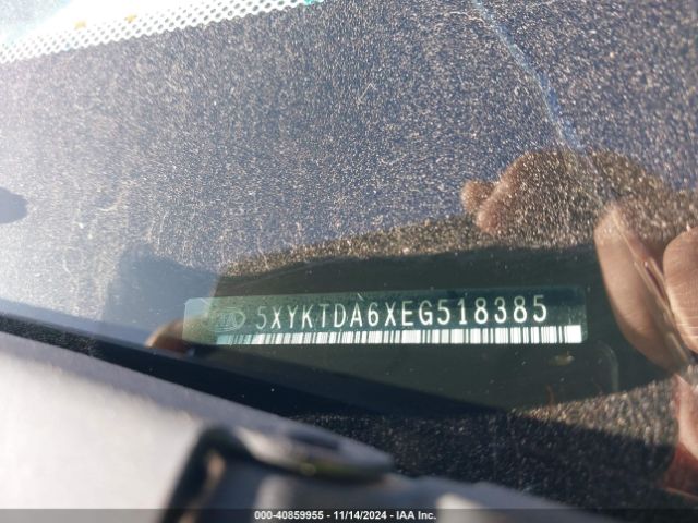 5XYKTDA6XEG518385 KIA SORENTO LX