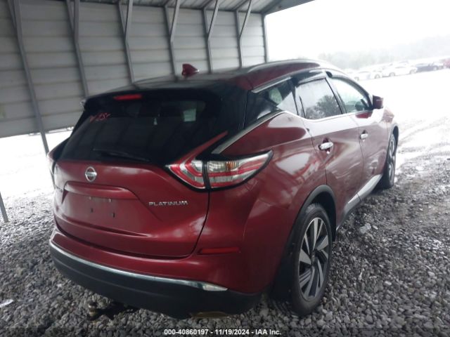 5N1AZ2MG6JN161482 Nissan Murano Platinum