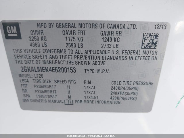 2GKALMEK4E6200153 GMC Terrain Sle-1