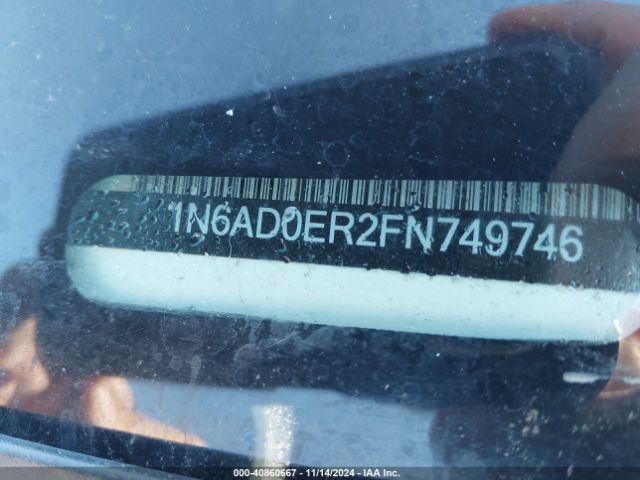 1N6AD0ER2FN749746 Nissan Frontier Sv