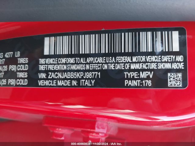 ZACNJABB5KPJ98771 Jeep Renegade Latitude Fwd
