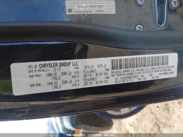 1C4NJRFB9ED725371 Jeep Patriot Latitude