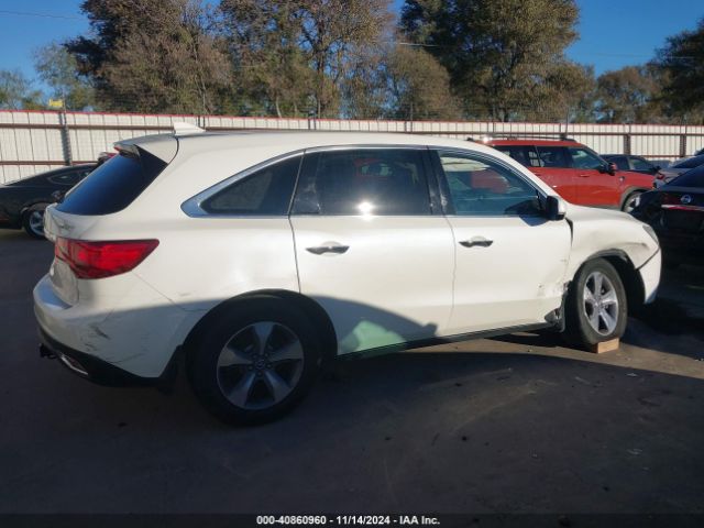 5FRYD3H29GB018604 Acura Mdx Acurawatch Plus Package