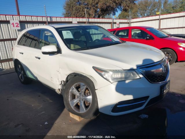 5FRYD3H29GB018604 Acura Mdx Acurawatch Plus Package