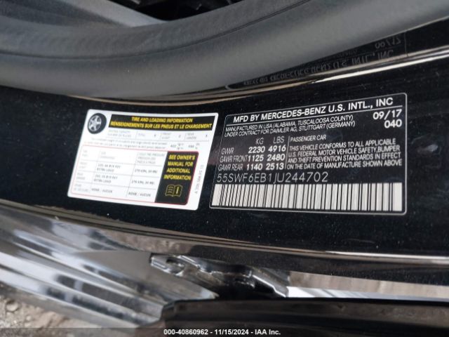 55SWF6EB1JU244702 Mercedes-Benz Amg C 43 4matic