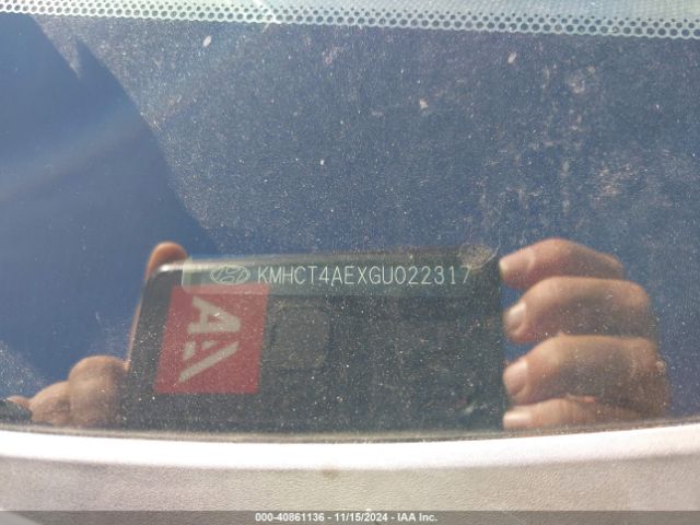 KMHCT4AEXGU022317 Hyundai ACCENT SE