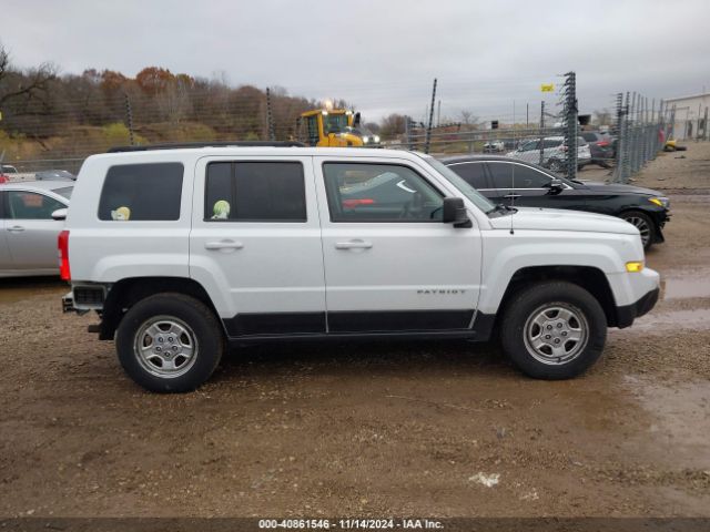 1C4NJPBA5HD140440 Jeep Patriot Sport Fwd