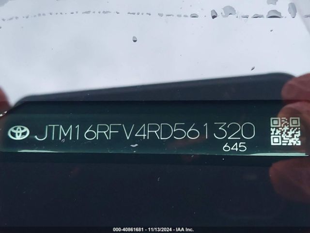 JTM16RFV4RD561320 Toyota Rav4 Hybrid Se