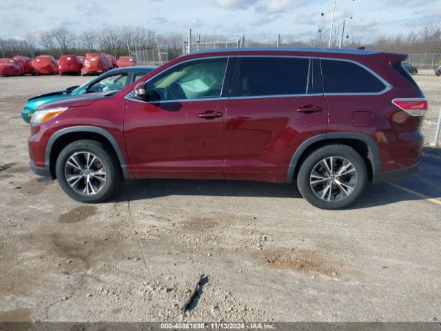 5TDKKRFH9GS153262 Toyota Highlander Xle V6