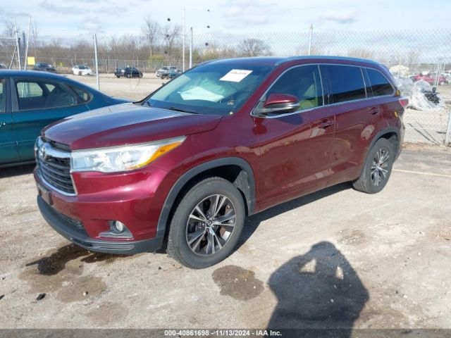 5TDKKRFH9GS153262 Toyota Highlander Xle V6