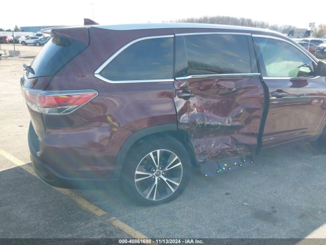 5TDKKRFH9GS153262 Toyota Highlander Xle V6